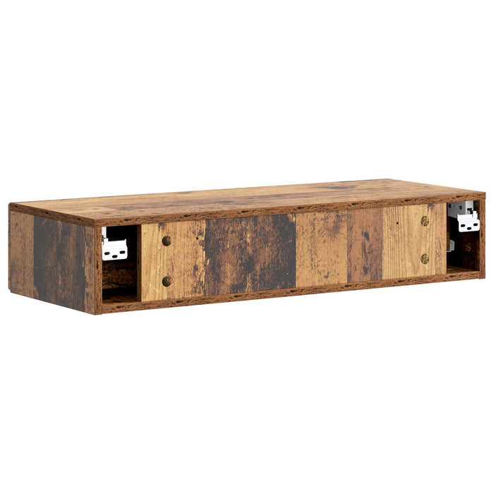 Masă laterală montată pe perete Lemn vechi 87,5 x 34,5 x 17 cm - WALTI WALTI