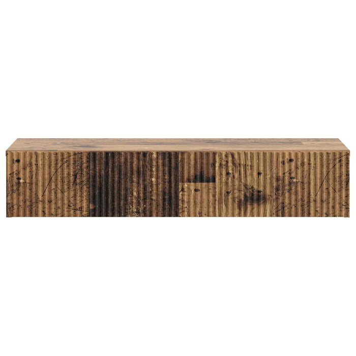Masă laterală montată pe perete Lemn vechi 87,5 x 34,5 x 17 cm - WALTI WALTI
