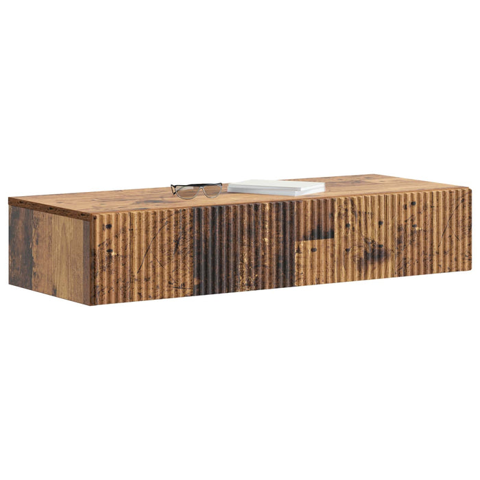 Masă laterală montată pe perete Lemn vechi 87,5 x 34,5 x 17 cm - WALTI WALTI