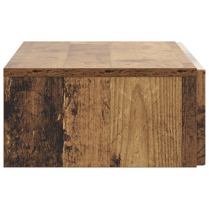 Masă laterală montată pe perete Lemn vechi 87,5 x 34,5 x 17 cm - WALTI WALTI