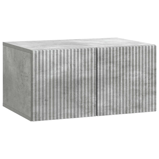 Oglindă TV montată pe perete Gri Beton 59,5 x 41 x 30 cm - WALTI WALTI