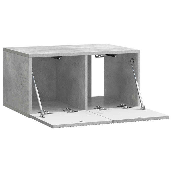 Oglindă TV montată pe perete Gri Beton 59,5 x 41 x 30 cm - WALTI WALTI