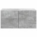 Oglindă TV montată pe perete Gri Beton 59,5 x 41 x 30 cm - WALTI WALTI
