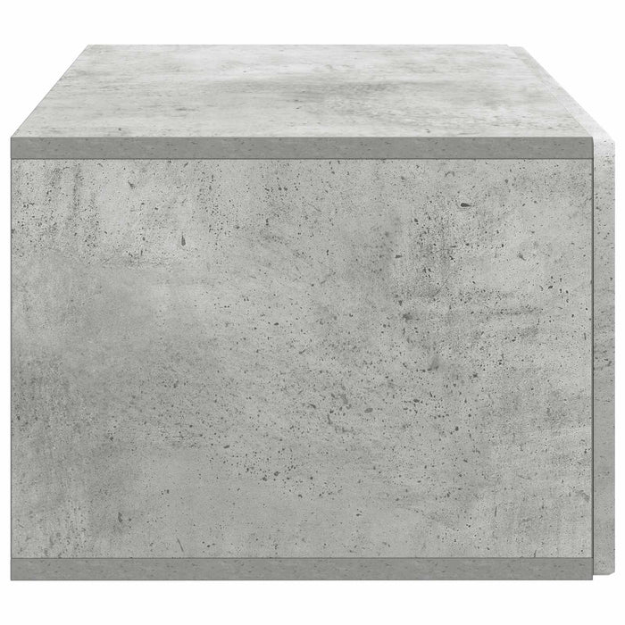 Oglindă TV montată pe perete Gri Beton 59,5 x 41 x 30 cm - WALTI WALTI