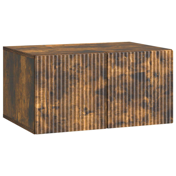 Oglindă TV montată pe perete Stejar fumuriu 59,5 x 41 x 30 cm - WALTI WALTI
