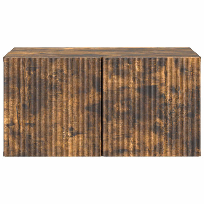 Oglindă TV montată pe perete Stejar fumuriu 59,5 x 41 x 30 cm - WALTI WALTI