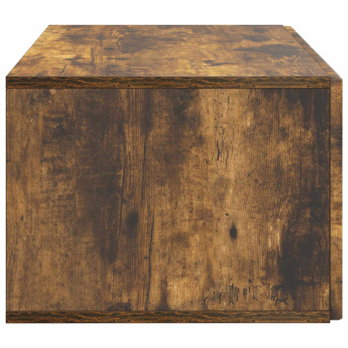 Oglindă TV montată pe perete Stejar fumuriu 59,5 x 41 x 30 cm - WALTI WALTI