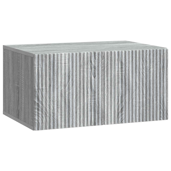Oglindă TV montată pe perete Sonoma gri 59,5 x 41 x 30 cm - WALTI WALTI