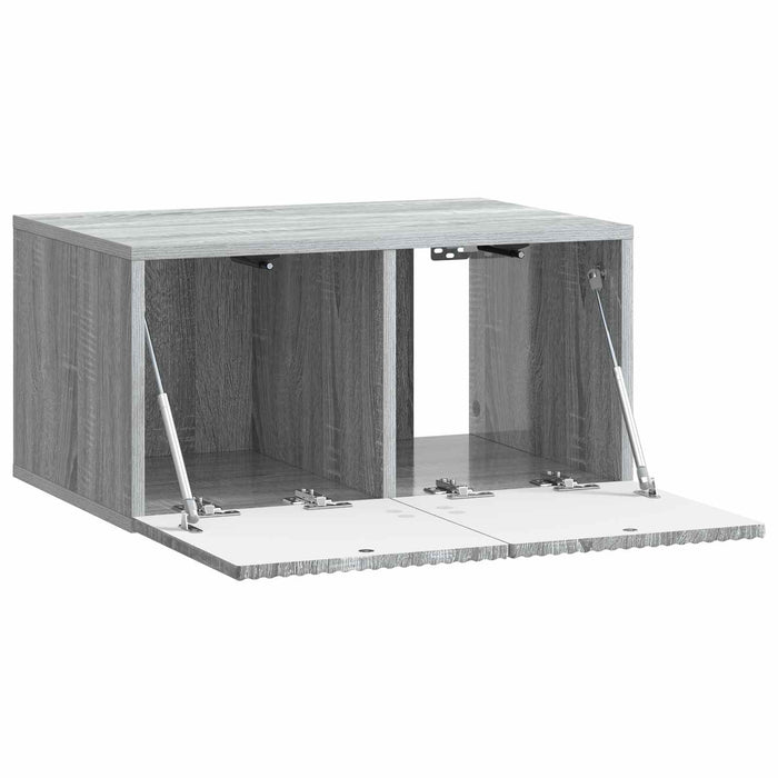 Oglindă TV montată pe perete Sonoma gri 59,5 x 41 x 30 cm - WALTI WALTI