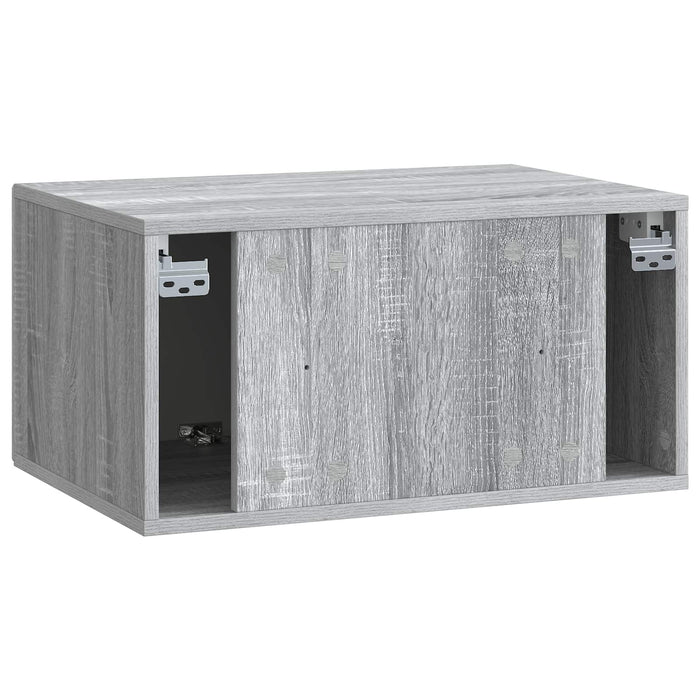 Oglindă TV montată pe perete Sonoma gri 59,5 x 41 x 30 cm - WALTI WALTI