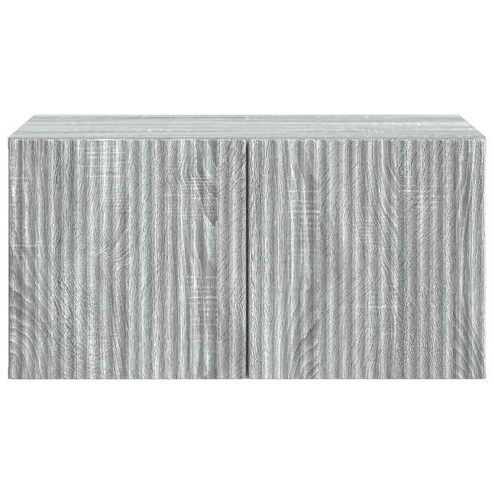 Oglindă TV montată pe perete Sonoma gri 59,5 x 41 x 30 cm - WALTI WALTI