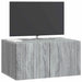 Oglindă TV montată pe perete Sonoma gri 59,5 x 41 x 30 cm - WALTI WALTI