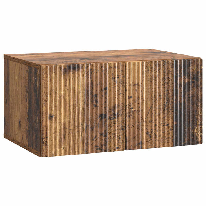Oglindă TV montată pe perete Lemn vechi 59,5 x 41 x 30 cm - WALTI WALTI