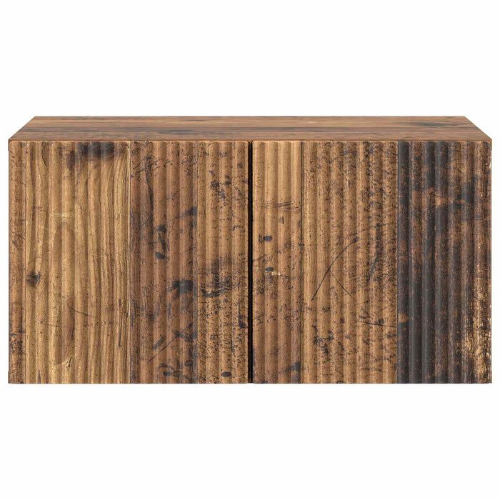 Oglindă TV montată pe perete Lemn vechi 59,5 x 41 x 30 cm - WALTI WALTI