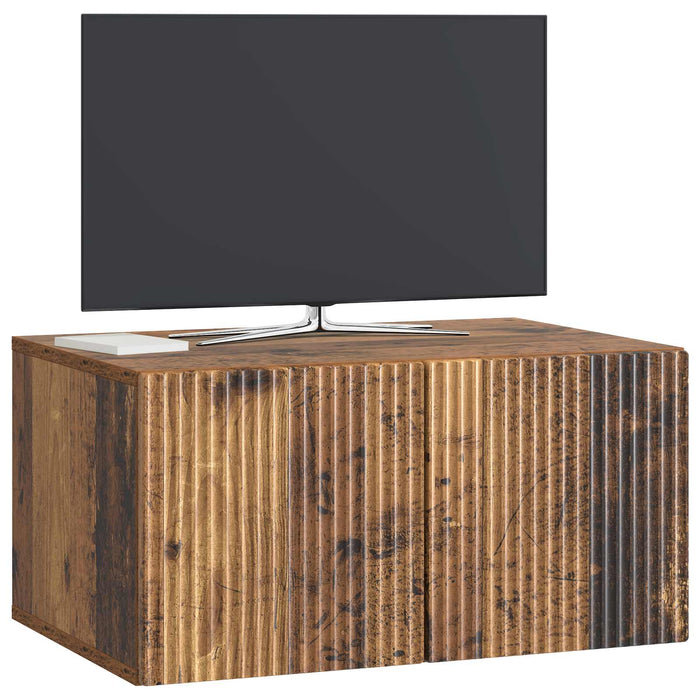 Oglindă TV montată pe perete Lemn vechi 59,5 x 41 x 30 cm - WALTI WALTI