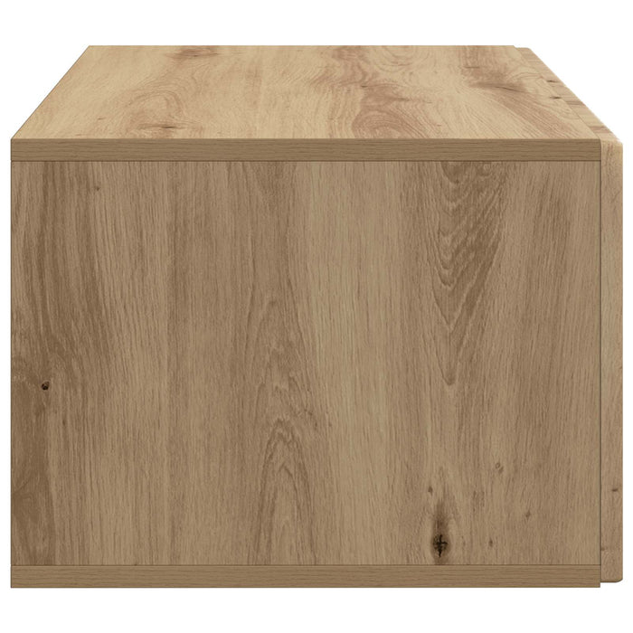 Oglindă TV montată pe perete Stejar Artizanal 59,5 x 41 x 30 cm - WALTI WALTI