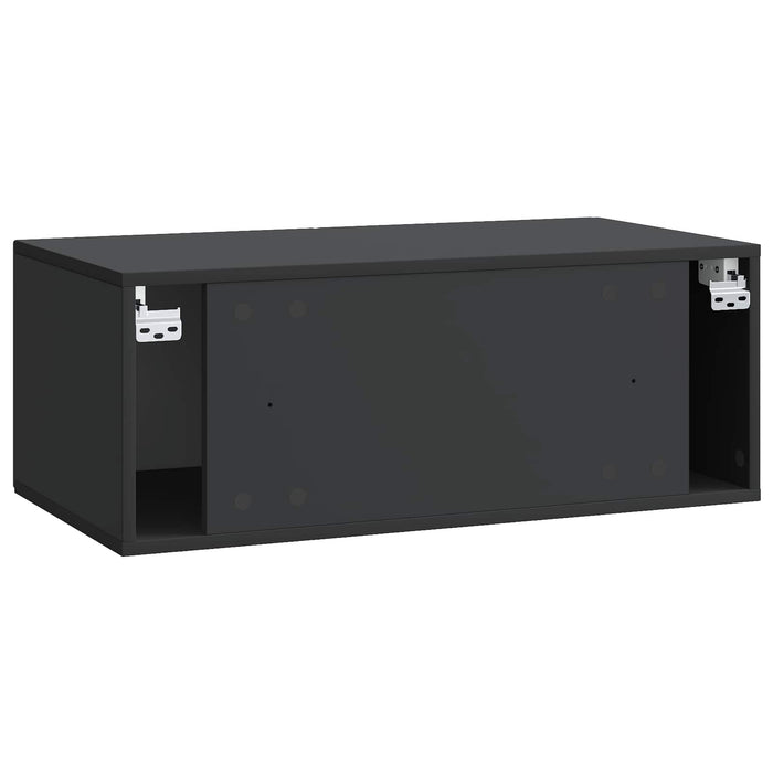 Oglindă TV montată pe perete Pe perete Negru 78,5 x 41 x 30 cm - WALTI WALTI