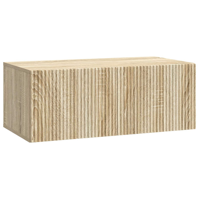 Oglindă TV montată pe perete Stejar Sonoma 78,5 x 41 x 30 cm - WALTI WALTI