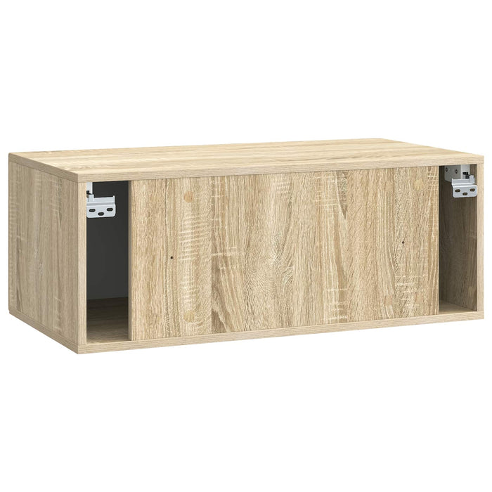 Oglindă TV montată pe perete Stejar Sonoma 78,5 x 41 x 30 cm - WALTI WALTI
