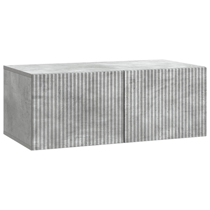 Oglindă TV montată pe perete Gri Beton 78,5 x 41 x 30 cm - WALTI WALTI
