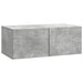 Oglindă TV montată pe perete Gri Beton 78,5 x 41 x 30 cm - WALTI WALTI