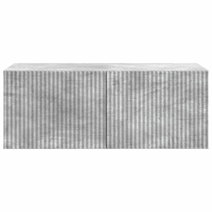 Oglindă TV montată pe perete Gri Beton 78,5 x 41 x 30 cm - WALTI WALTI