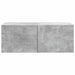 Oglindă TV montată pe perete Gri Beton 78,5 x 41 x 30 cm - WALTI WALTI