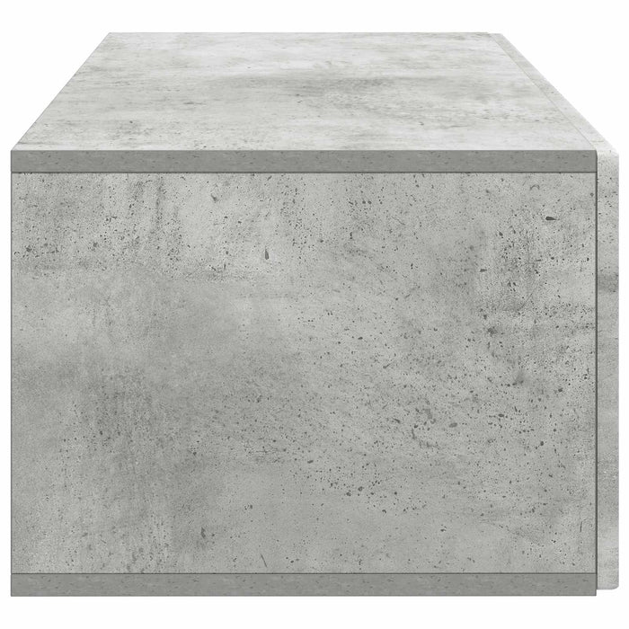Oglindă TV montată pe perete Gri Beton 78,5 x 41 x 30 cm - WALTI WALTI