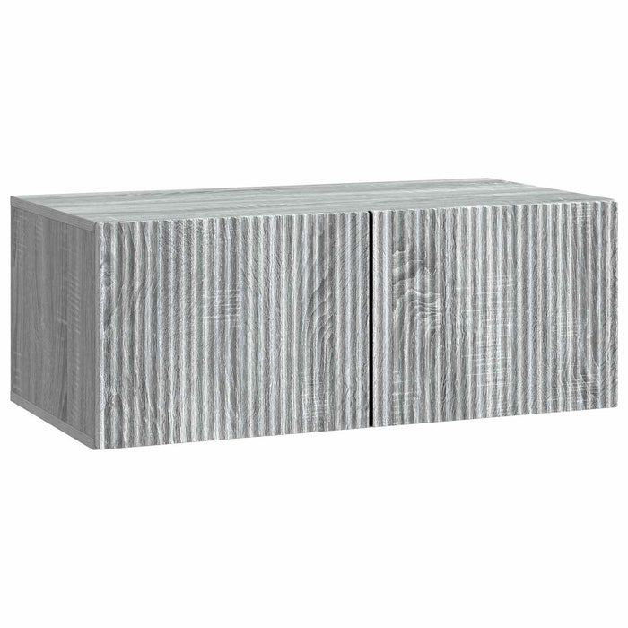 Oglindă TV montată pe perete Sonoma gri 78,5 x 41 x 30 cm - WALTI WALTI