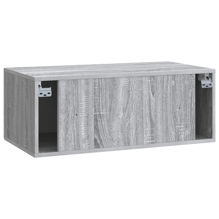 Oglindă TV montată pe perete Sonoma gri 78,5 x 41 x 30 cm - WALTI WALTI