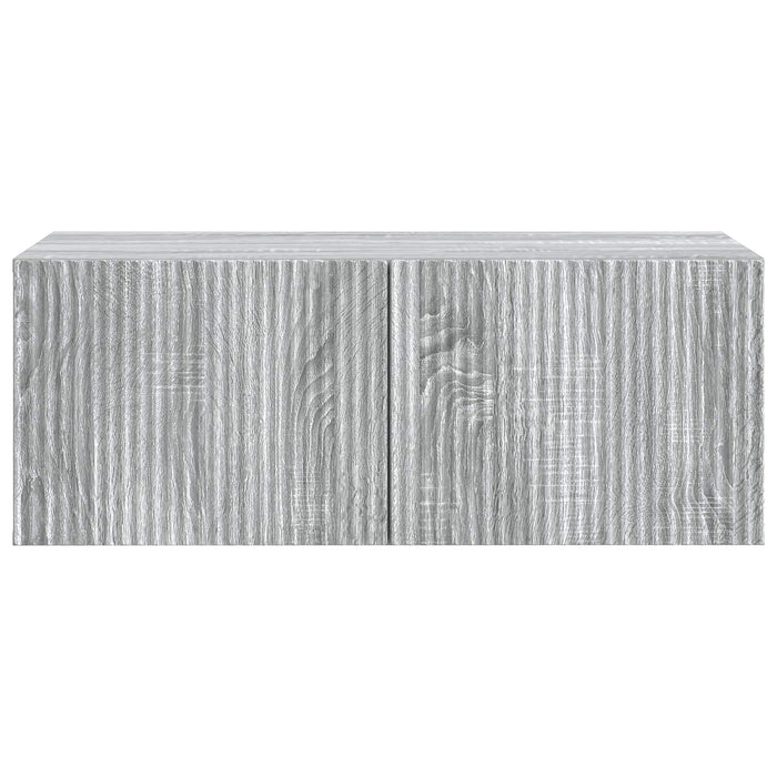 Oglindă TV montată pe perete Sonoma gri 78,5 x 41 x 30 cm - WALTI WALTI