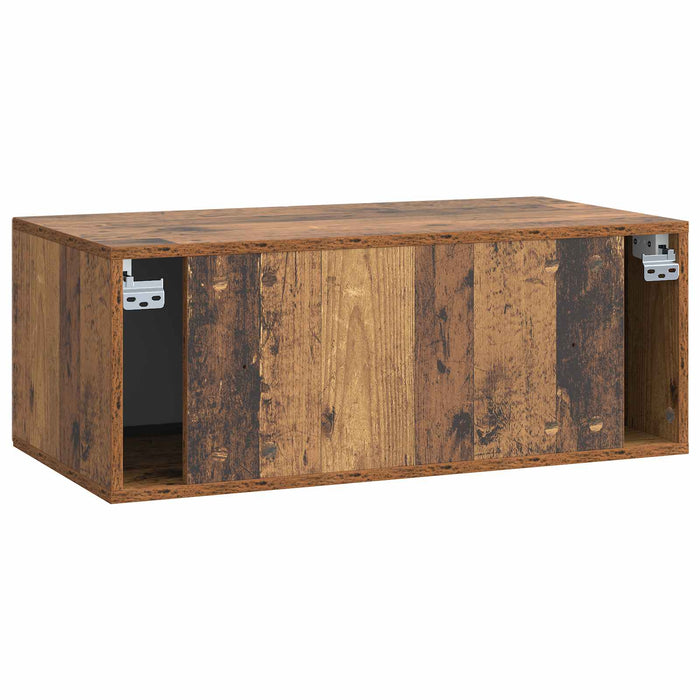 Oglindă TV montată pe perete Lemn vechi 78,5 x 41 x 30 cm - WALTI WALTI