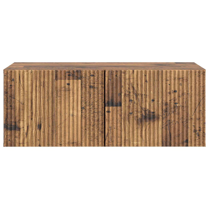 Oglindă TV montată pe perete Lemn vechi 78,5 x 41 x 30 cm - WALTI WALTI