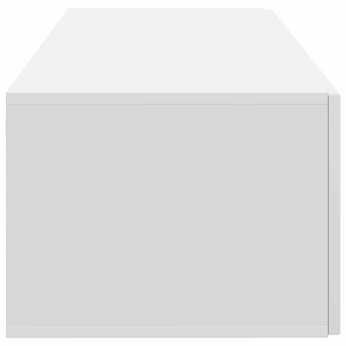 Oglindă TV montată pe perete Alb 98 x 41 x 30 cm Lemn prelucrat - WALTI WALTI