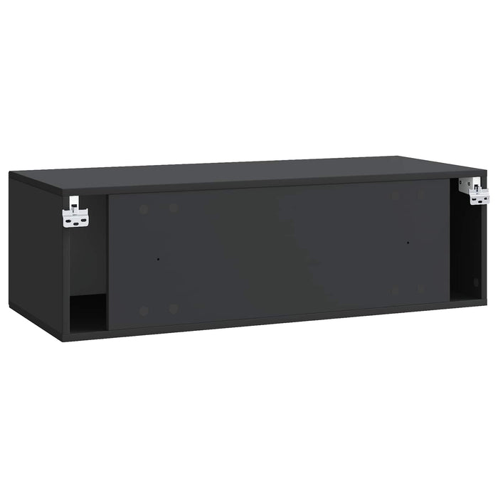 Oglindă TV montată pe perete Pe perete Negru 98 x 41 x 30 cm - WALTI WALTI
