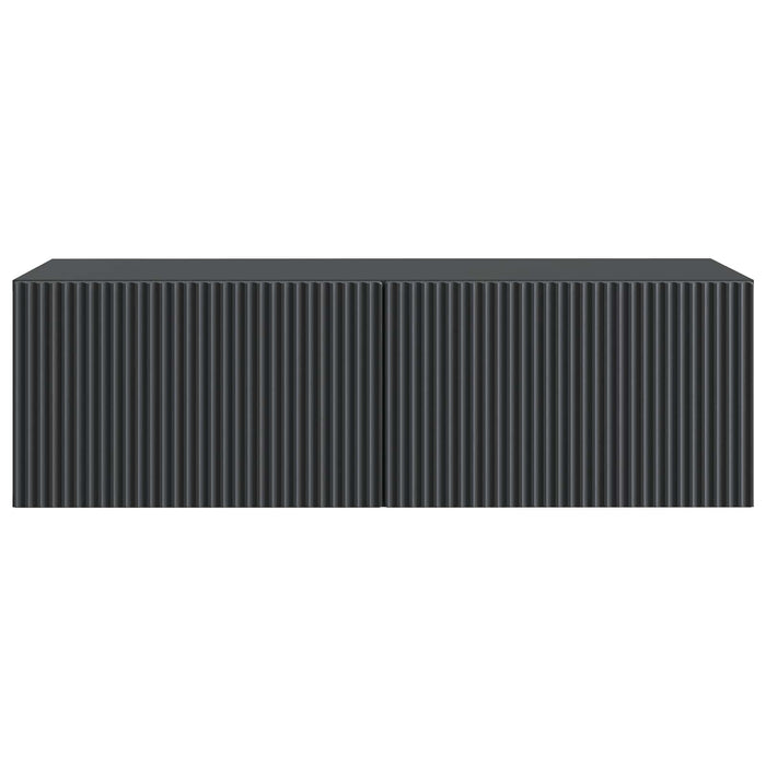 Oglindă TV montată pe perete Pe perete Negru 98 x 41 x 30 cm - WALTI WALTI