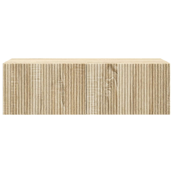 Oglindă TV montată pe perete Stejar Sonoma 98 x 41 x 30 cm - WALTI WALTI