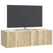 Oglindă TV montată pe perete Stejar Sonoma 98 x 41 x 30 cm - WALTI WALTI