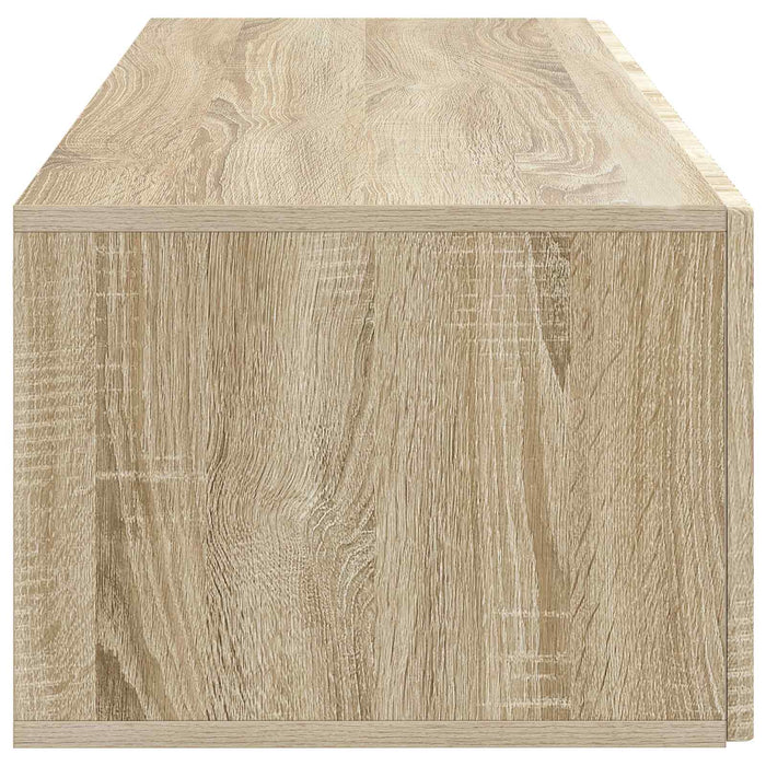 Oglindă TV montată pe perete Stejar Sonoma 98 x 41 x 30 cm - WALTI WALTI