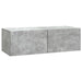 Oglindă TV montată pe perete Gri Beton 98 x 41 x 30 cm - WALTI WALTI