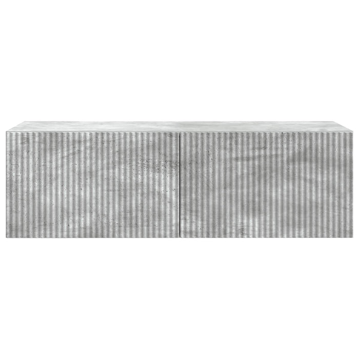 Oglindă TV montată pe perete Gri Beton 98 x 41 x 30 cm - WALTI WALTI