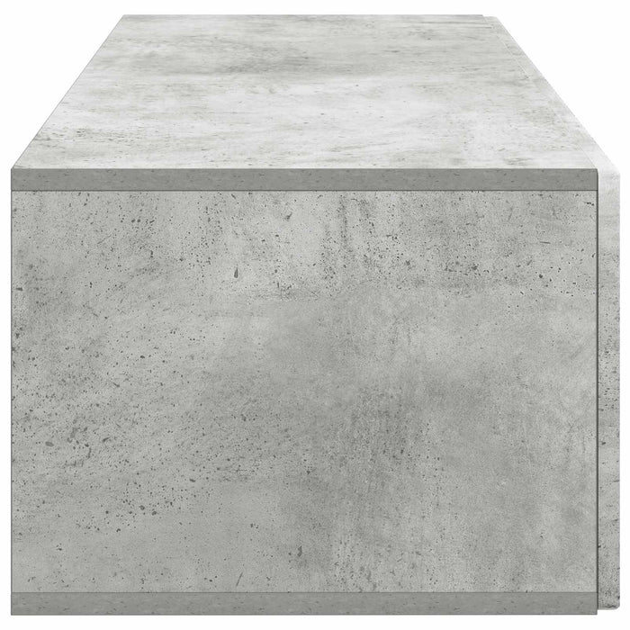 Oglindă TV montată pe perete Gri Beton 98 x 41 x 30 cm - WALTI WALTI