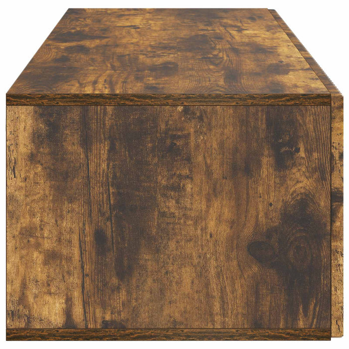 Oglindă TV montată pe perete Stejar fumuriu 98 x 41 x 30 cm - WALTI WALTI