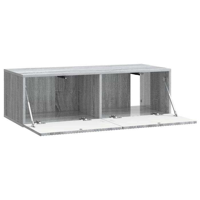 Oglindă TV montată pe perete Sonoma gri 98 x 41 x 30 cm - WALTI WALTI