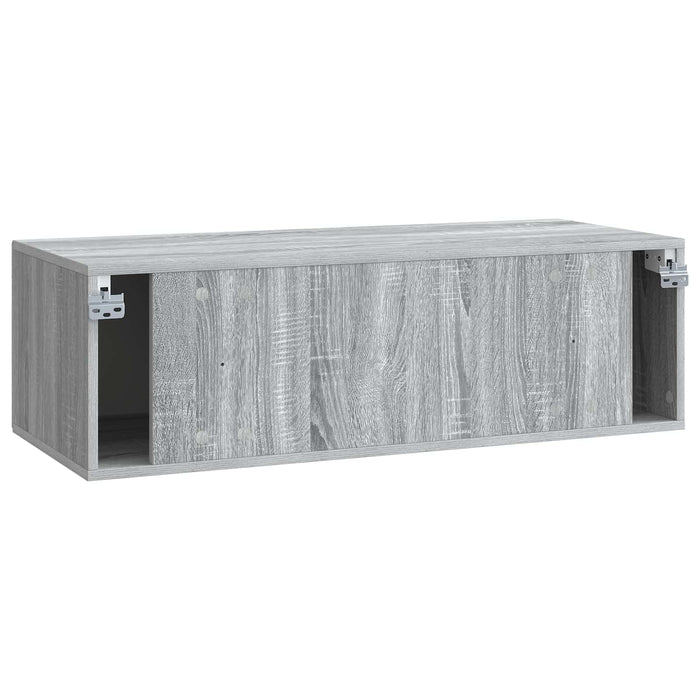 Oglindă TV montată pe perete Sonoma gri 98 x 41 x 30 cm - WALTI WALTI