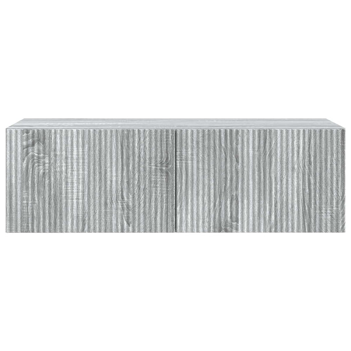 Oglindă TV montată pe perete Sonoma gri 98 x 41 x 30 cm - WALTI WALTI