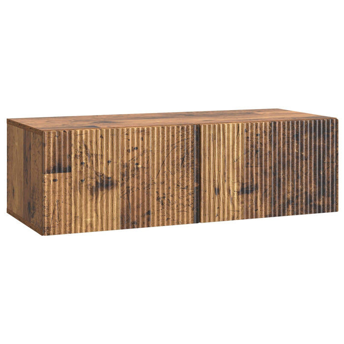 Oglindă TV montată pe perete Lemn vechi 98 x 41 x 30 cm - WALTI WALTI