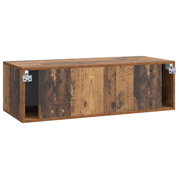 Oglindă TV montată pe perete Lemn vechi 98 x 41 x 30 cm - WALTI WALTI