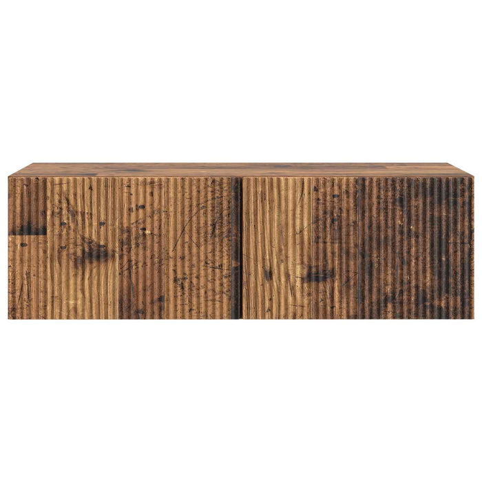 Oglindă TV montată pe perete Lemn vechi 98 x 41 x 30 cm - WALTI WALTI