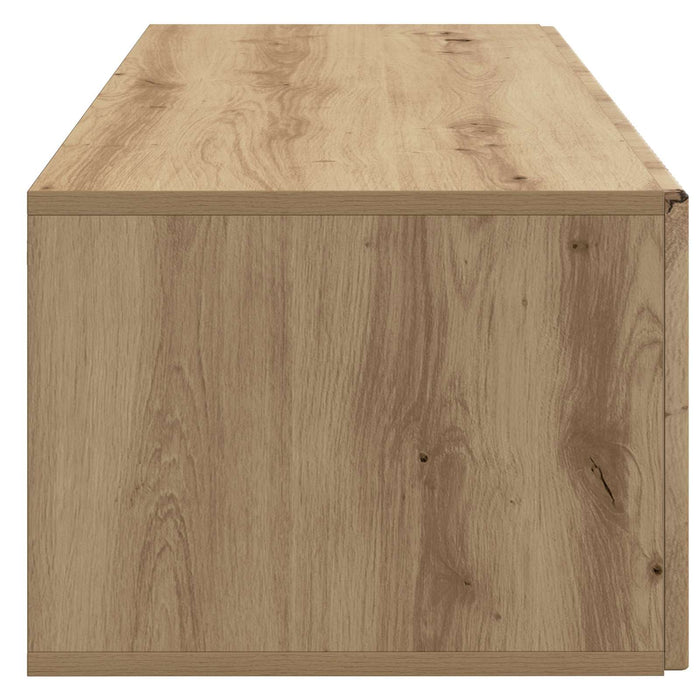 Oglindă TV montată pe perete Stejar Artizanal 98 x 41 x 30 cm - WALTI WALTI